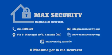 NEW SPONSOR – MAX SECURITY